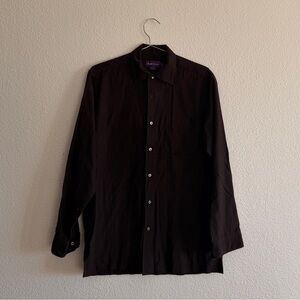 Ralph Lauren Purple Label Dark Brown Shirt